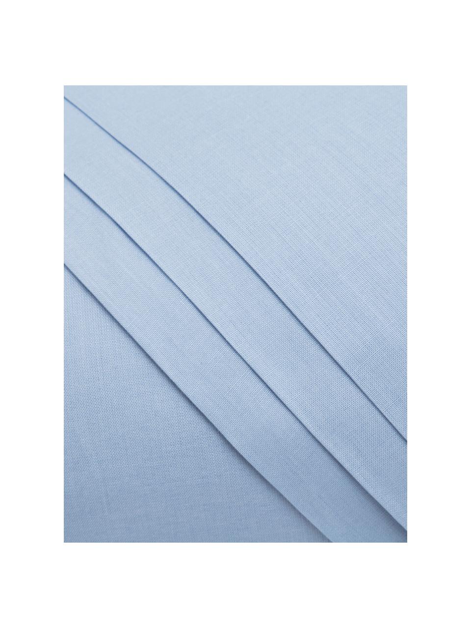 Ropa de cama de renforcé Lenare, Azul claro, Cama 90 cm (150 x 290 cm)