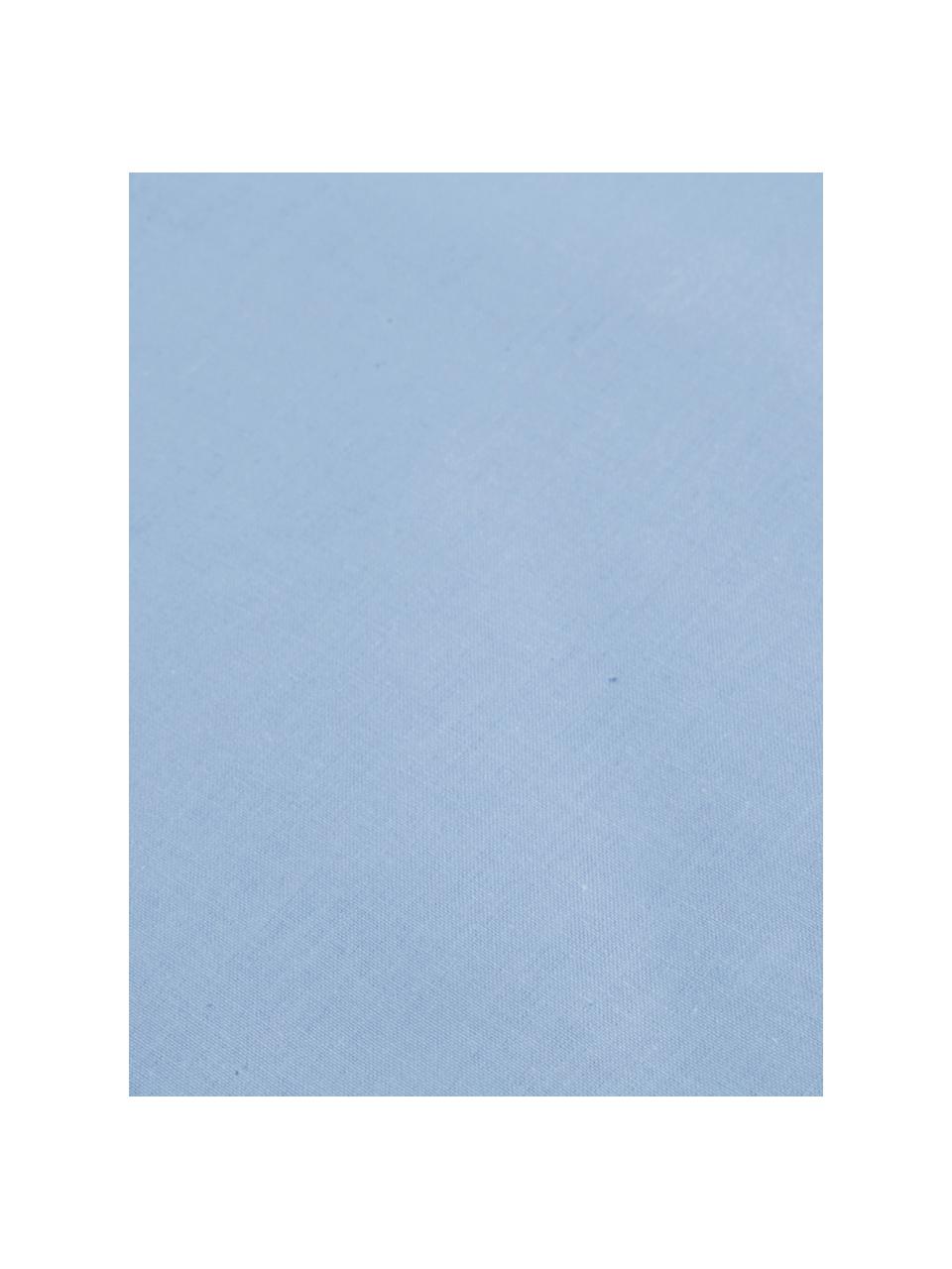 Ropa de cama de renforcé Lenare, Azul claro, Cama 90 cm (150 x 290 cm)