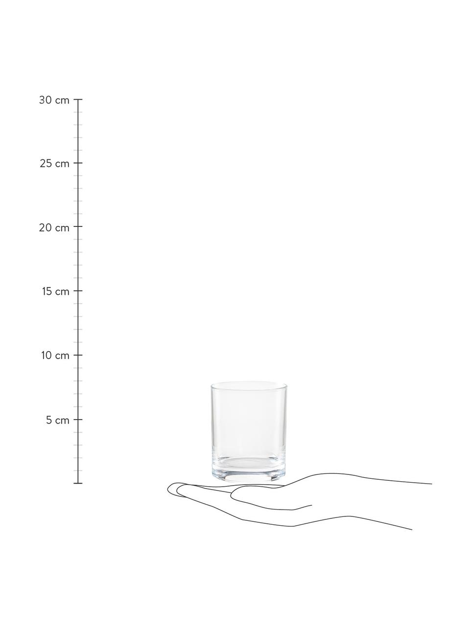 Barové sklenice Princesa, 6 ks, Sklo, Transparentní, Ø 7 cm, V 8 cm, 230 ml