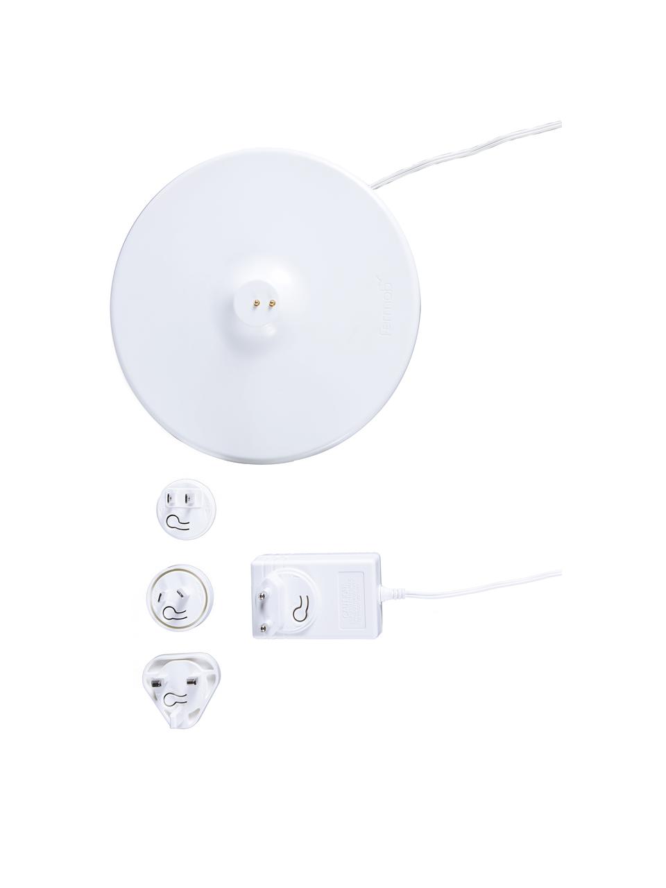 Lampadaire d'extérieur mobile LED Mooon, Blanc, anthracite