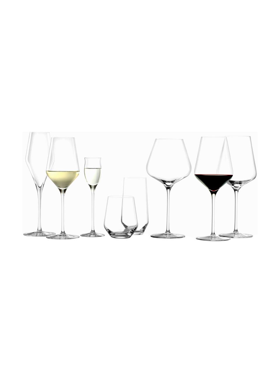 Kristall-Rotweingläser Quatrophil, 6 Stück, Kristallglas, Transparent, Ø 10 x H 25 cm, 570 ml