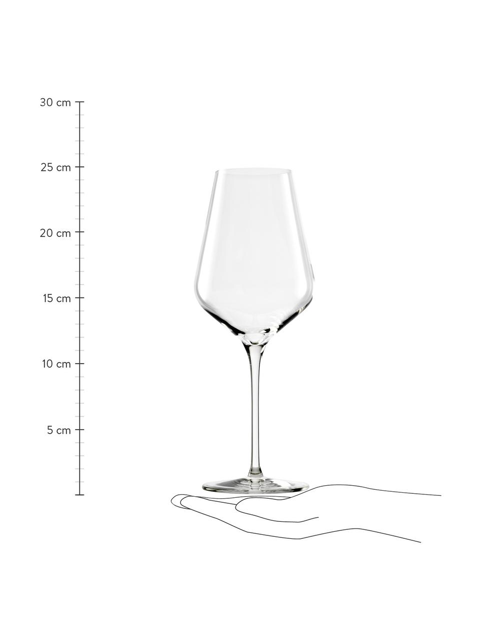 Verres à vin rouge en cristal Quatrophil, 6 pièces, Cristal, Transparent, Ø 10 x haut. 25 cm, 570 ml