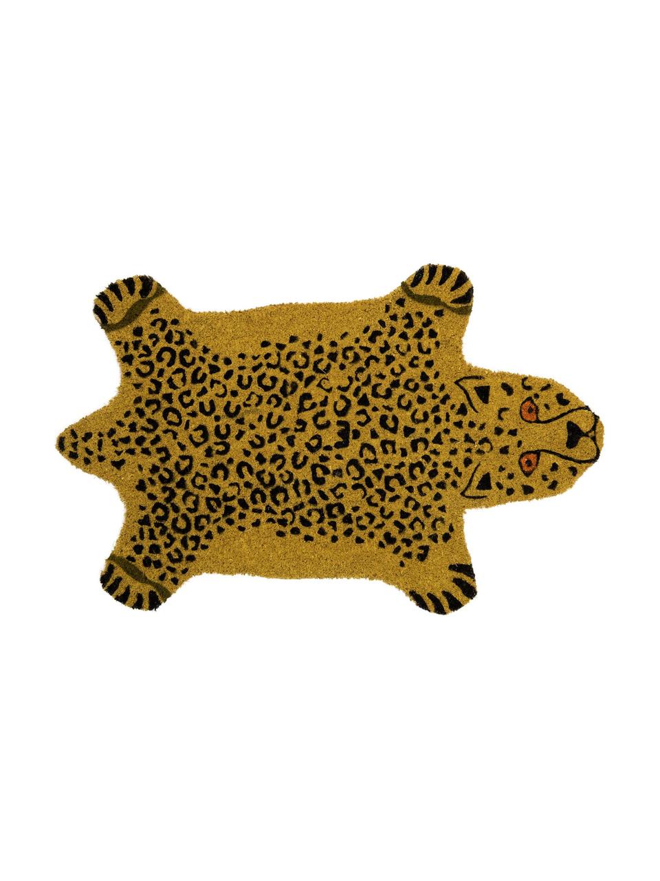 Rohožka Cheetah, Hnedá, čierna, Š 45 x D 70 cm