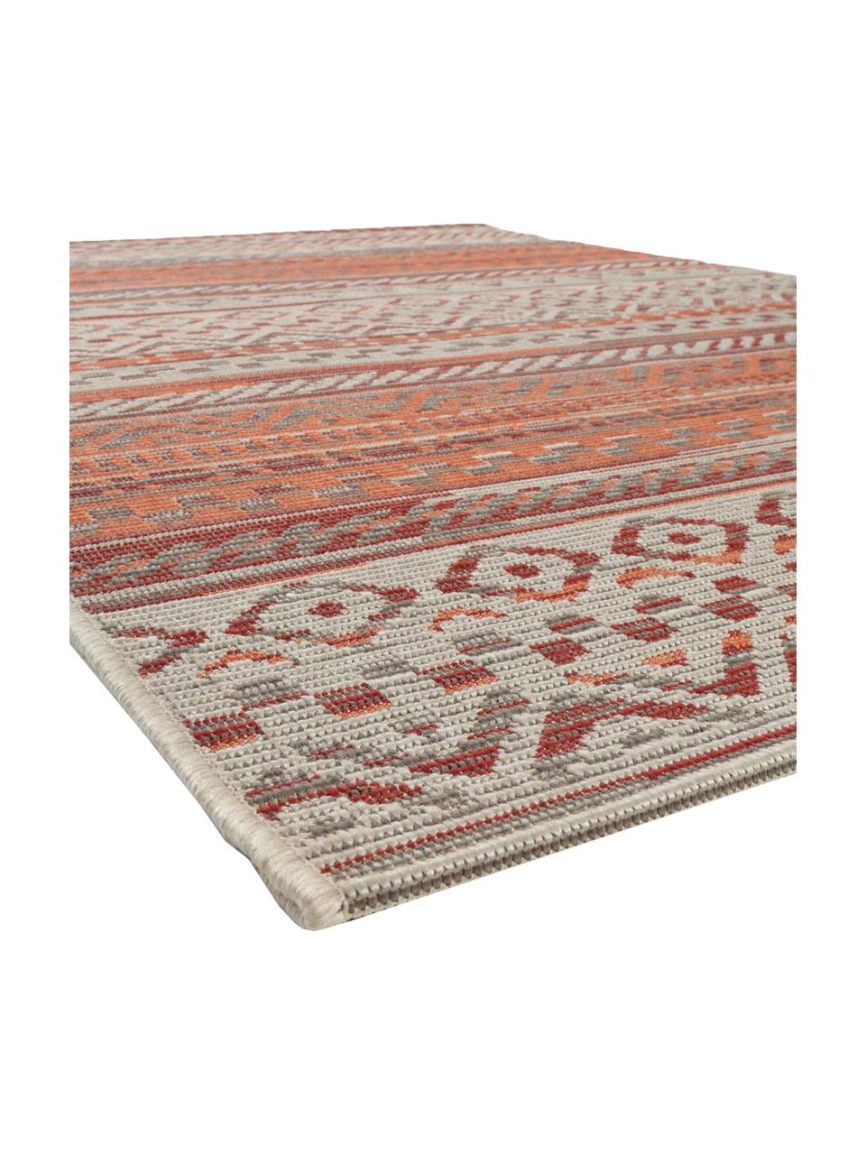 Tapis extérieur ethnique Carina, Rouge