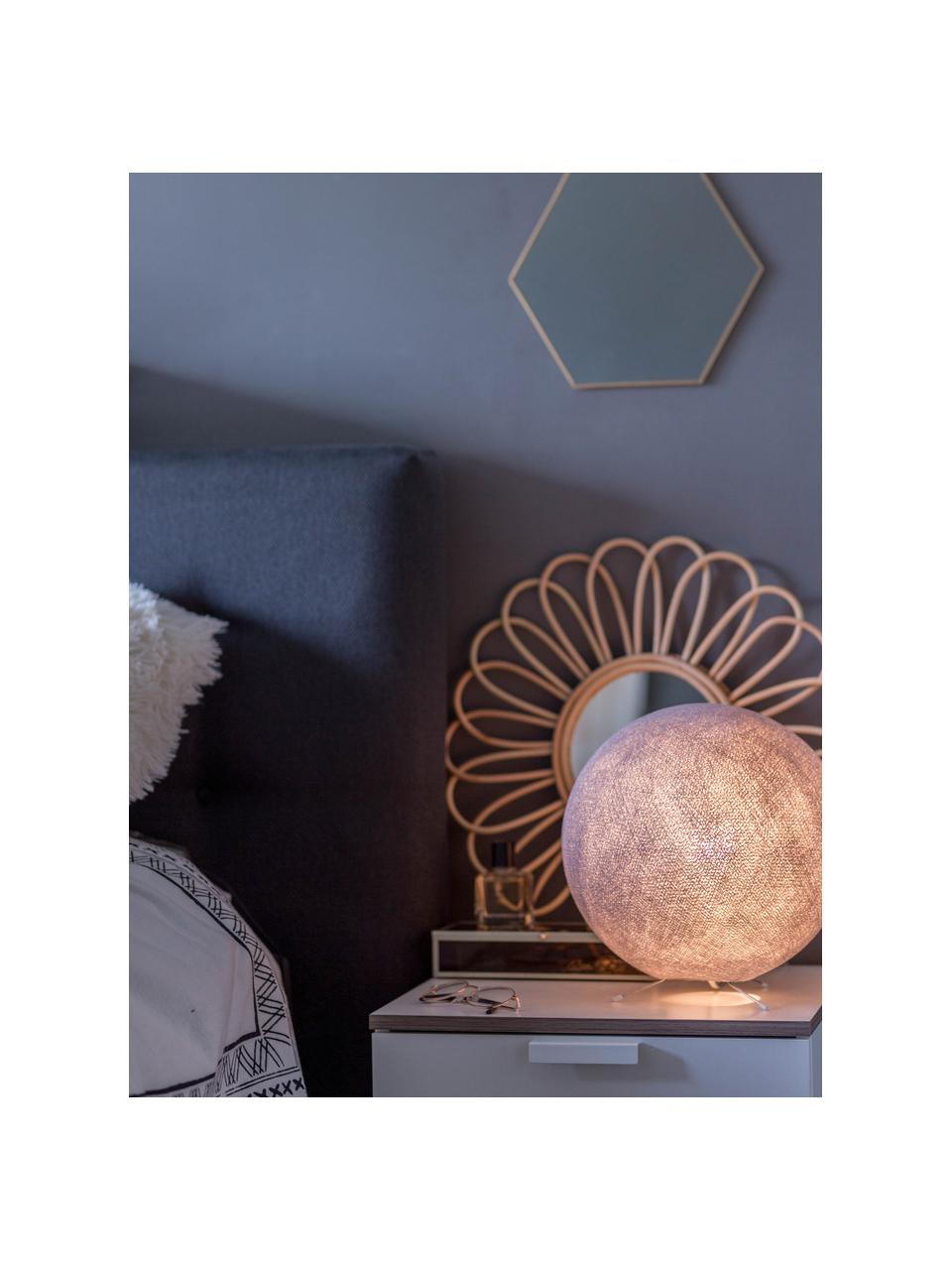 DIY tafellamp Colorain, Lampenkap: polyester, Lampvoet: metaal, Steengrijs, Ø 36 cm