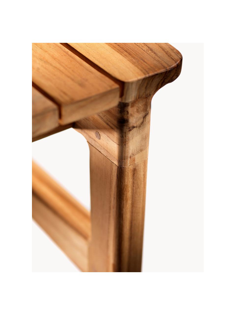 Záhradná lavička z tíkového dreva Sammen, Tíkové drevo

Tento produkt je vyrobený z trvalo udržateľného dreva s certifikátom FSC®., Tíkové drevo, Š 186 x H 50 cm