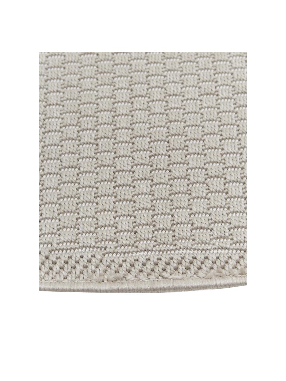 Runder Outdoor-Teppich Toronto, 100% Polypropylen, Beige, Ø 120 cm (Größe S)