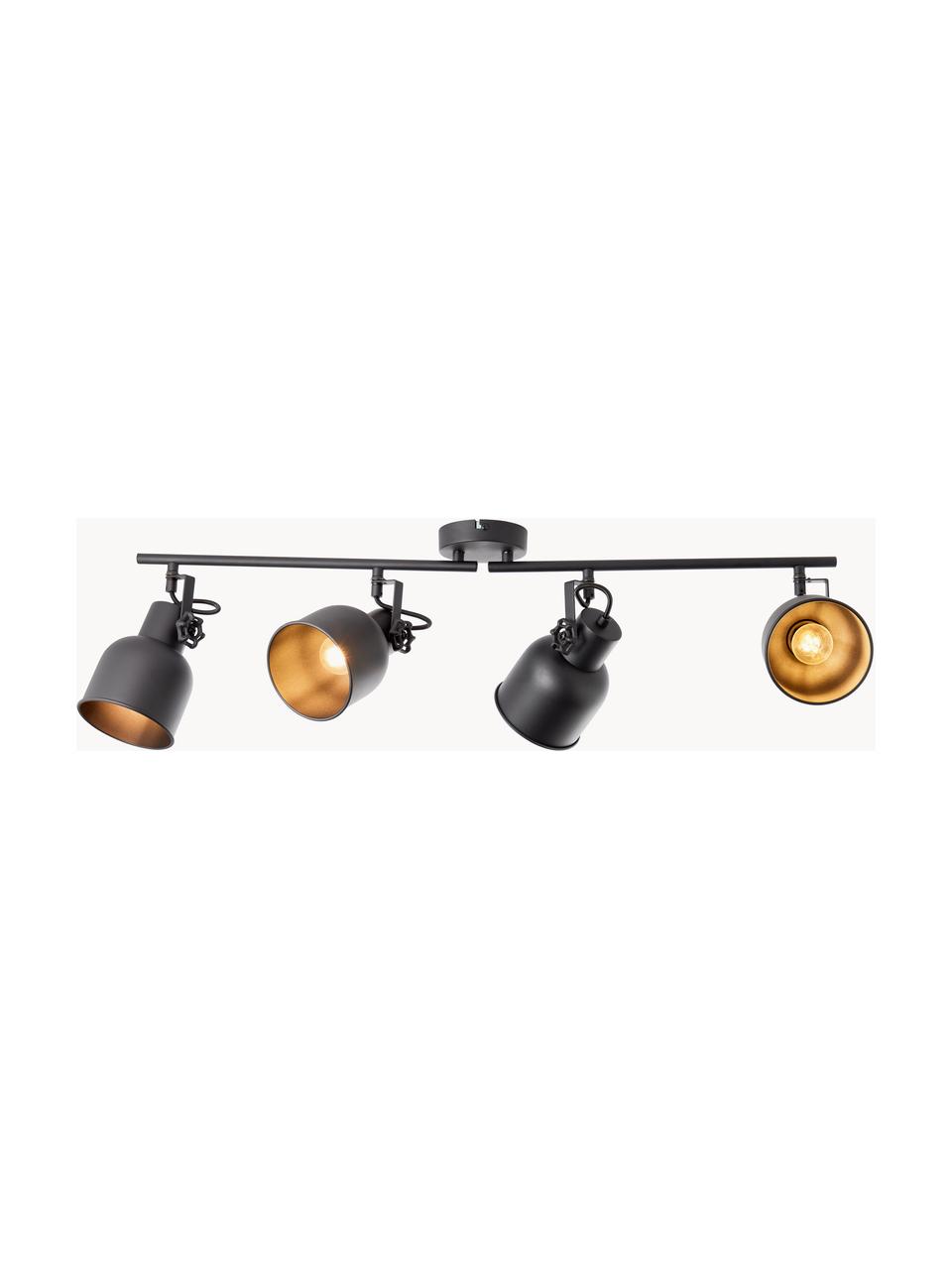 Lampa sufitowa Rolet, Czarny, S 76 x W 18 cm