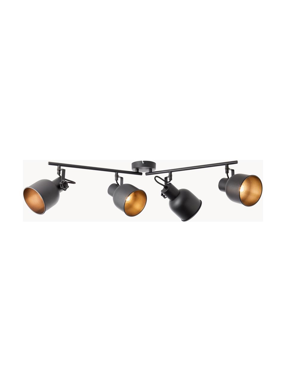 Lampa sufitowa Rolet, Czarny, S 76 x W 18 cm