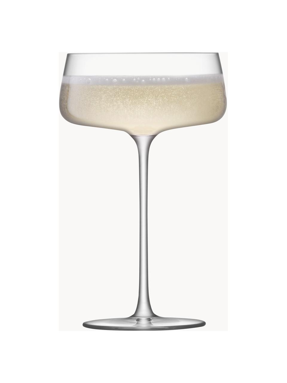 Sklenice na šampaňské Metropolitan, 4 sk, Sklo, Transparentní, Ø 10 x V 17 cm, 300 ml