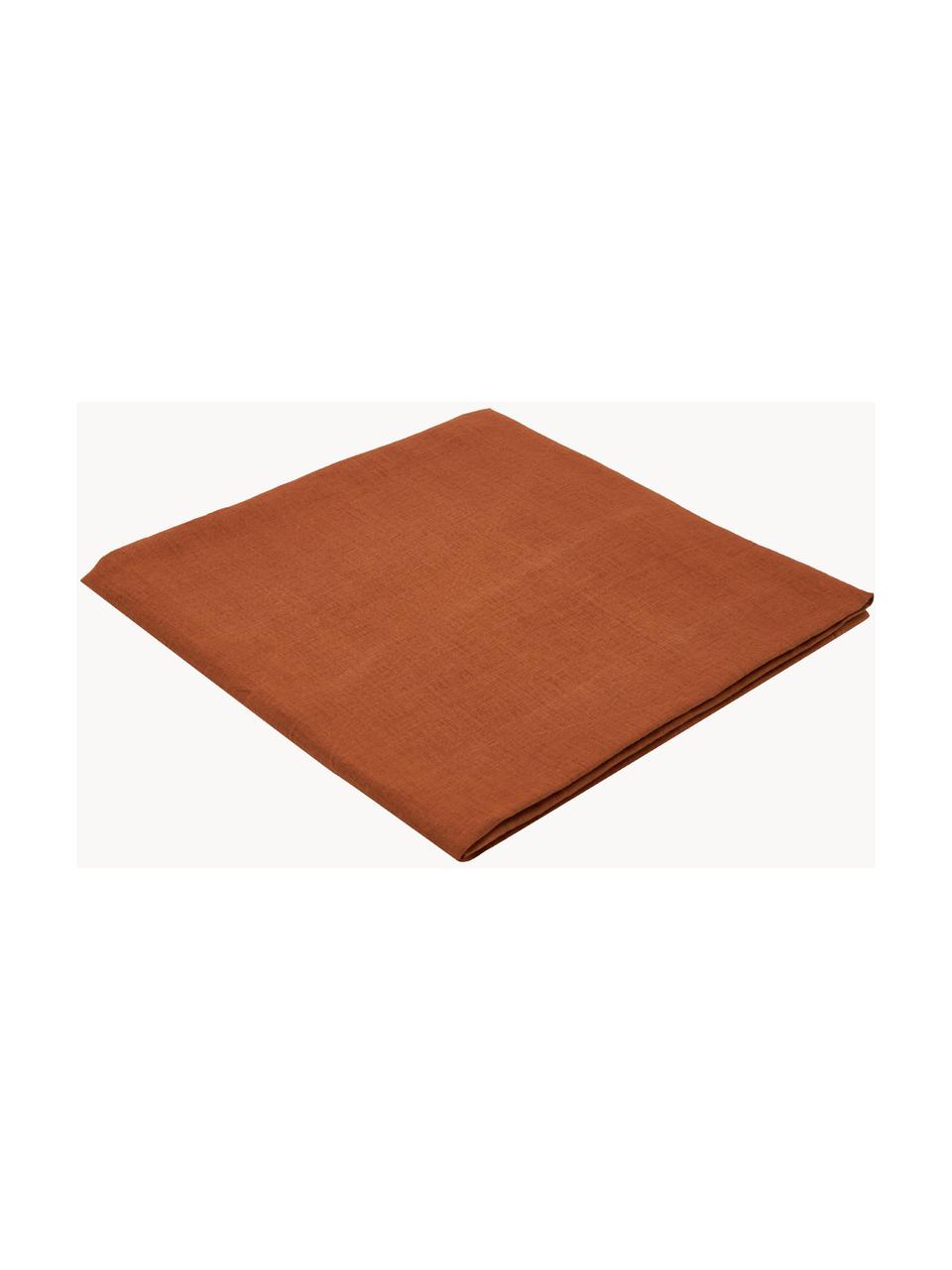 Mantel de lino Duk, 100% lino, Marrón, De 6 a 10 comensales (An 135 x L 250 cm)