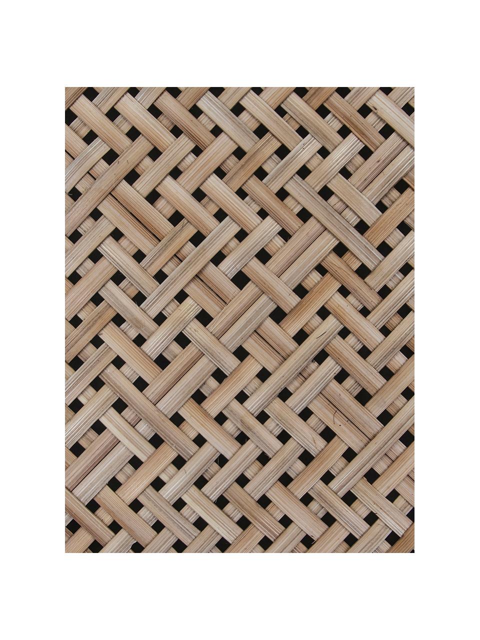 Applique in rattan con spina Aruba, Paralume: rattan, Rattan, Ø 50 x Prof. 5 cm