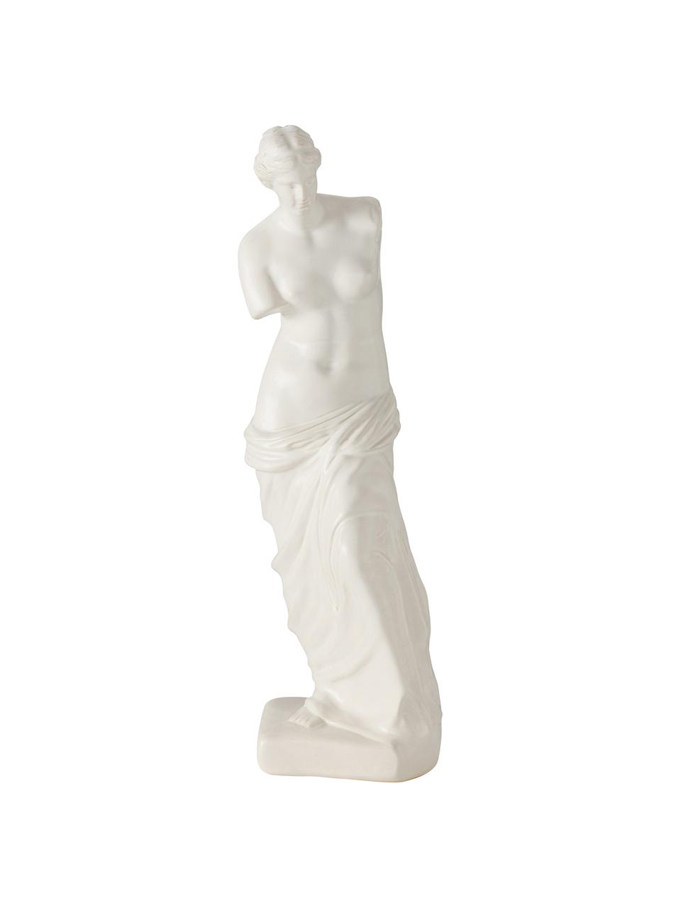 Figura decorativa Lorenza, Gres, Blanco, An 12 x Al 41 cm