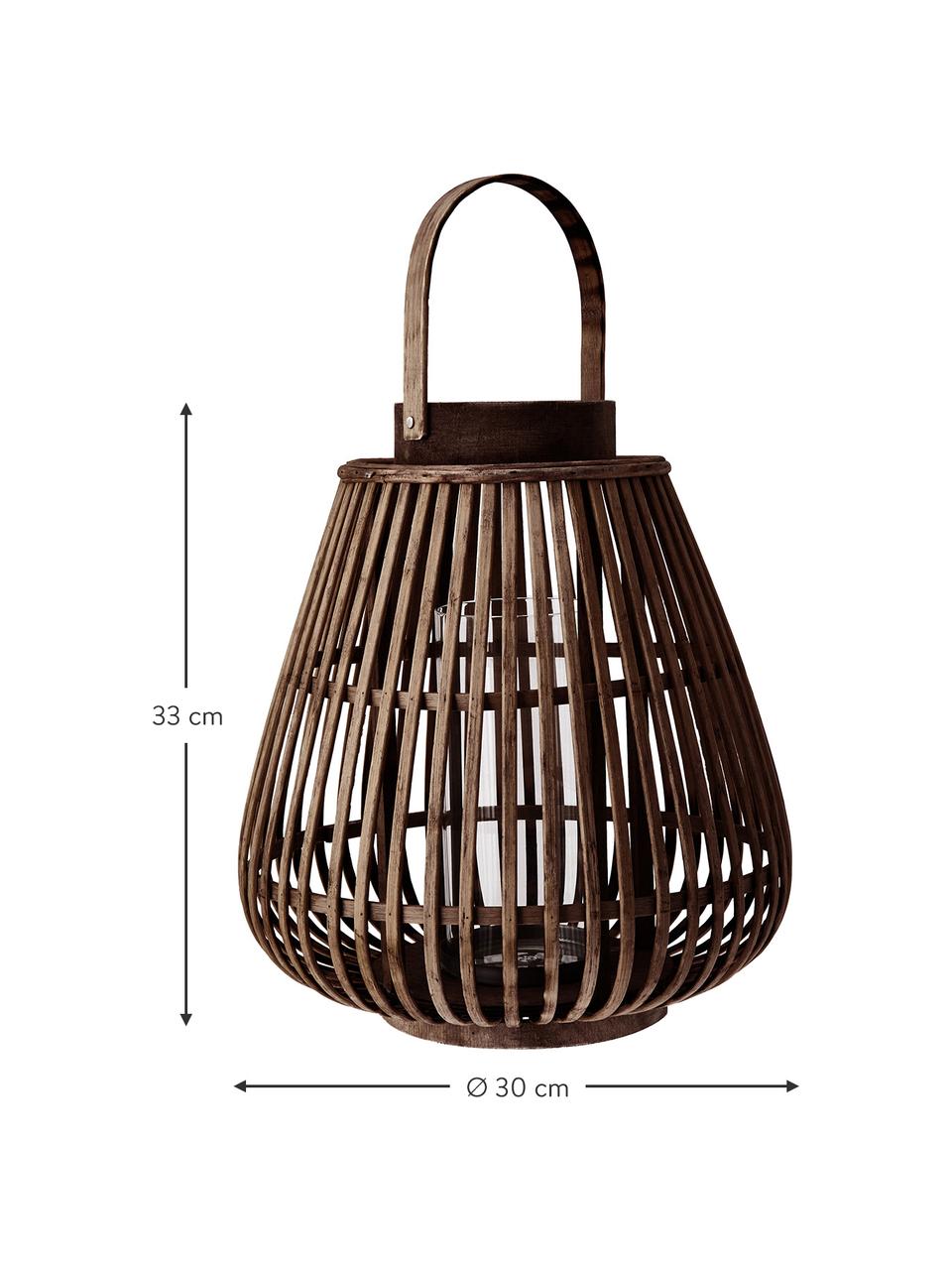 Lucerna z bambusu Balu, Bambus, Ø 30 cm, V 33 cm