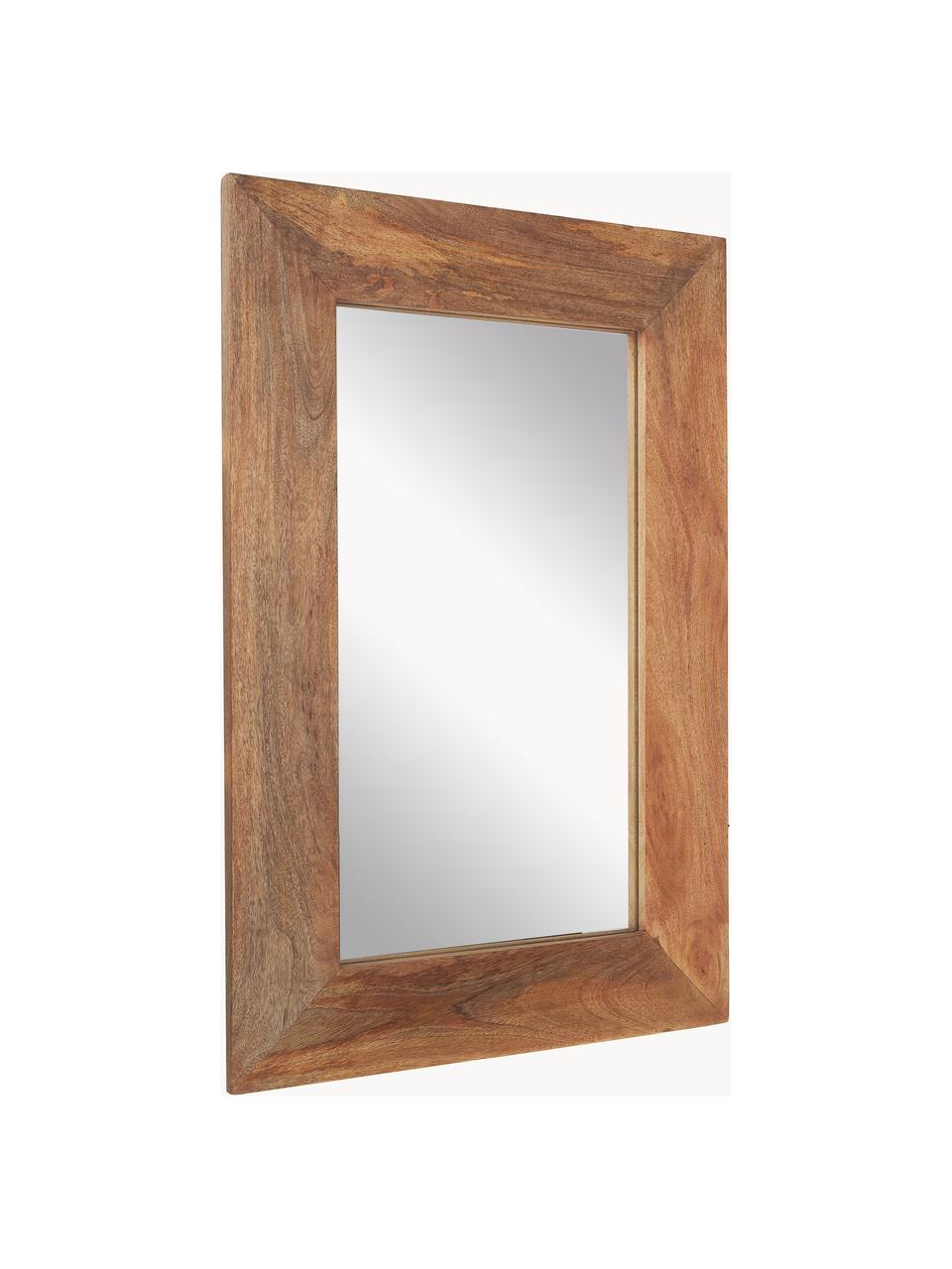 Obdélníkové nástěnné zrcadlo z mangového dřeva Indigo, Mangové dřevo, Š 61 cm, V 92 cm