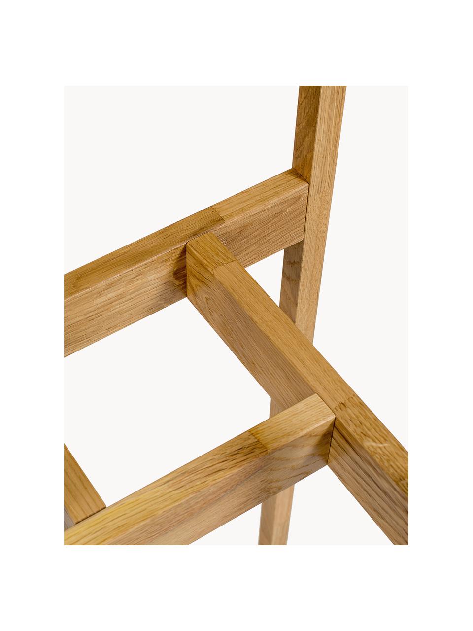 Perchero de pie de madera de roble Eigen, Madera de roble, Madera de roble, An 37 x Al 175 cm