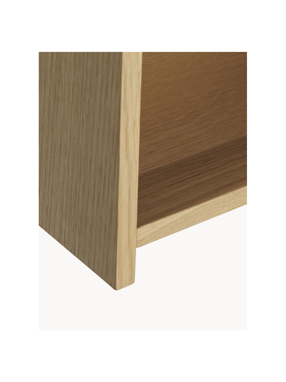 Holz-Wandregal Focal, Eichenholzfurnier

Dieses Produkt wird aus nachhaltig gewonnenem, FSC®-zertifiziertem Holz gefertigt., Holz, B 80 x H 23 cm