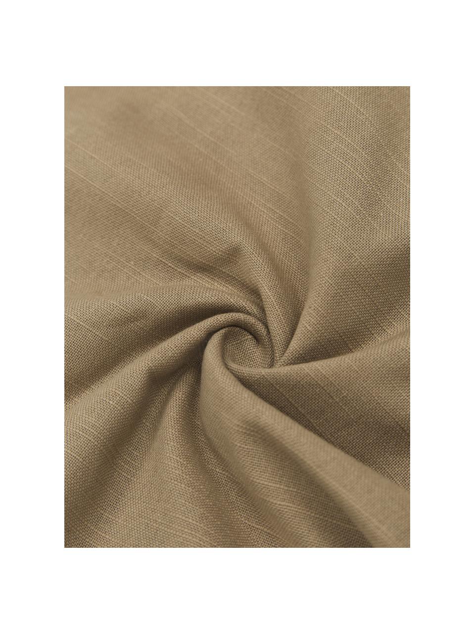 Copricuscino in velluto Malva, Retro: 100% cotone, Color sabbia, Larg. 50 x Lung. 50 cm