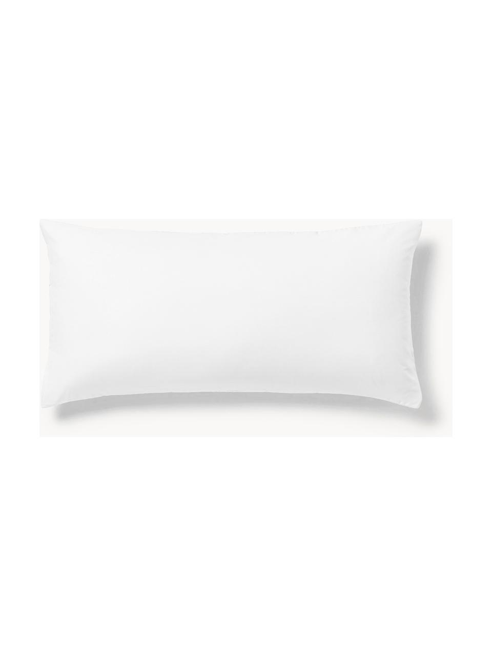 Baumwollsatin-Kopfkissenbezug Comfort, Webart: Satin Fadendichte 300 TC,, Weiss, B 40 x L 80 cm