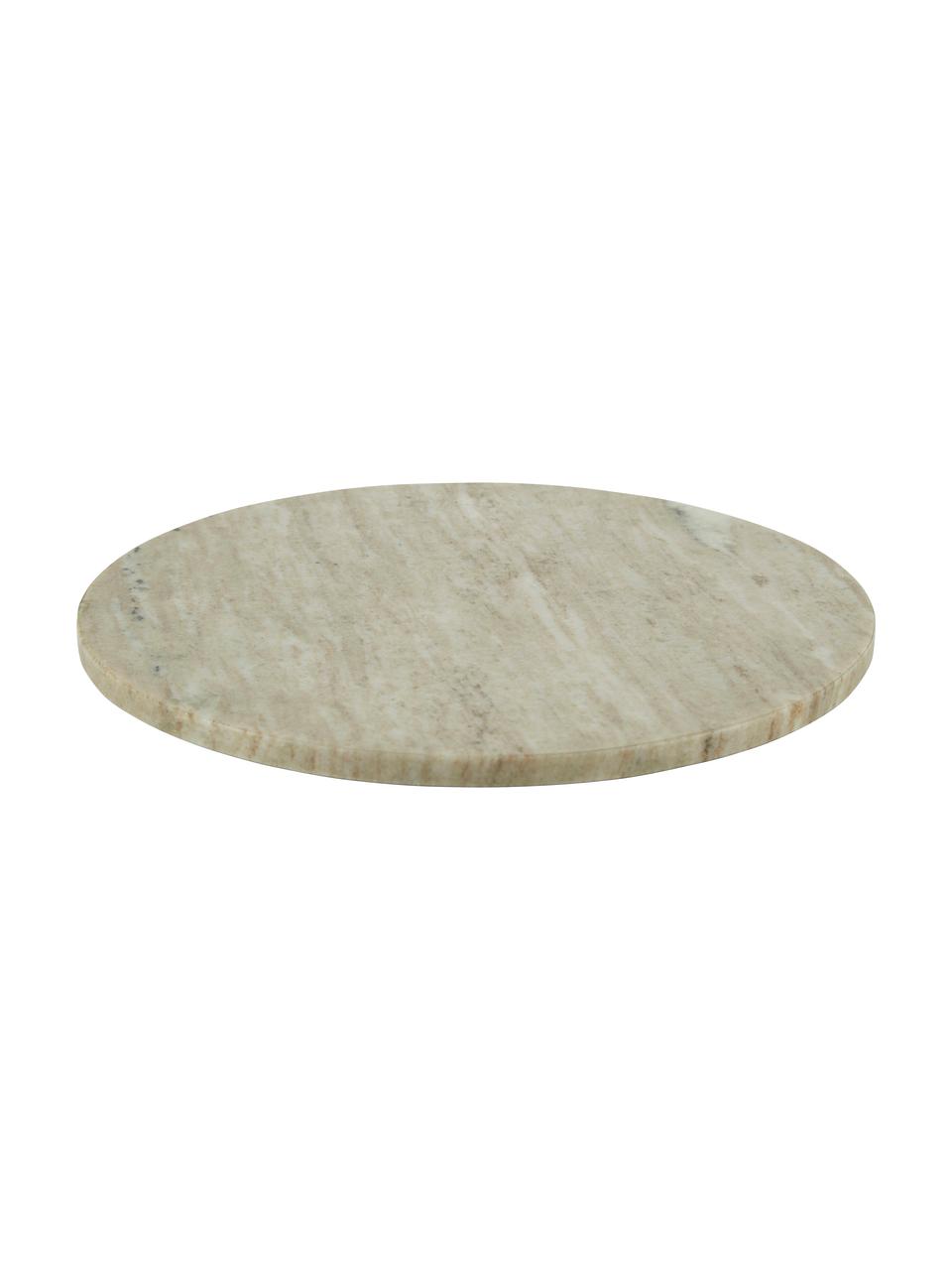 Tabla de cortar de mármol Bella, Mármol, Mármol beige, Ø 30 cm