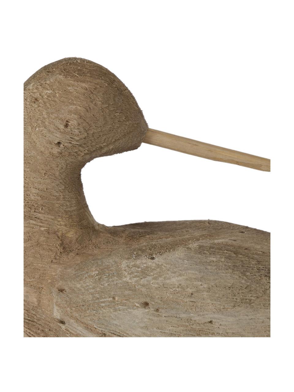 Sada dekorativních předmětů ze dřeva paulovnie Belua, 2 díly, Hnědá