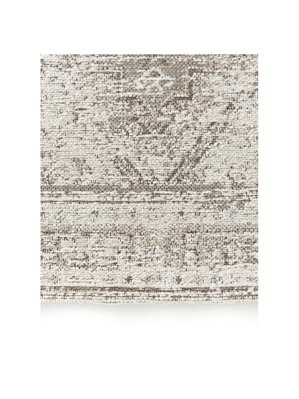 Passatoia in ciniglia Cora, 66% poliestere, 34% lana (certificato RWS), Beige, Larg. 80 x Lung. 250 cm