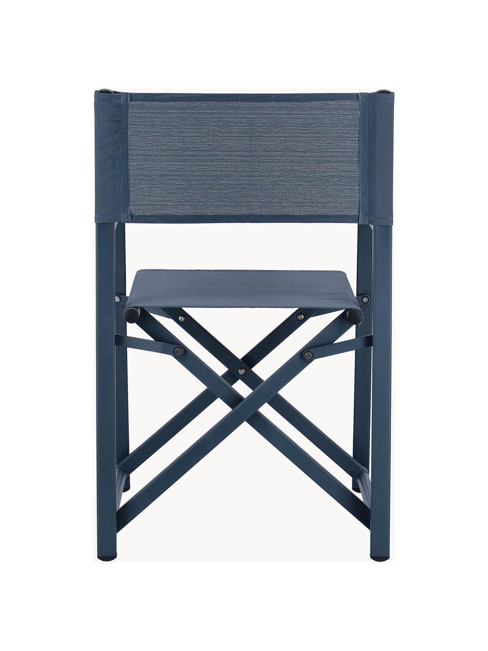Skládací zahradní židle Taylor, Tmavě modrá, Š 55 cm, H 45 cm