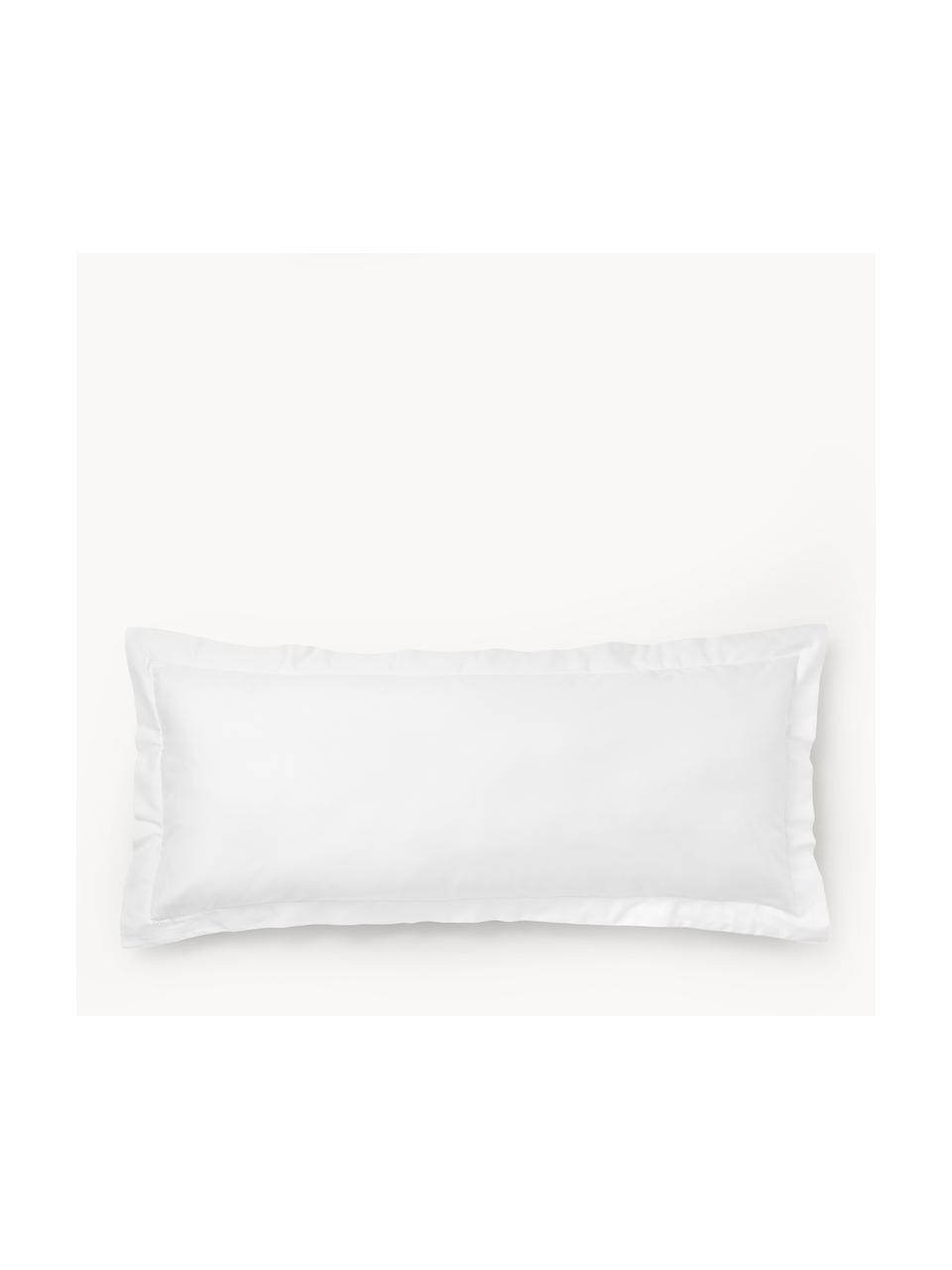 Funda de almohada de satén Premium, Blanco, An 45 x L 110 cm