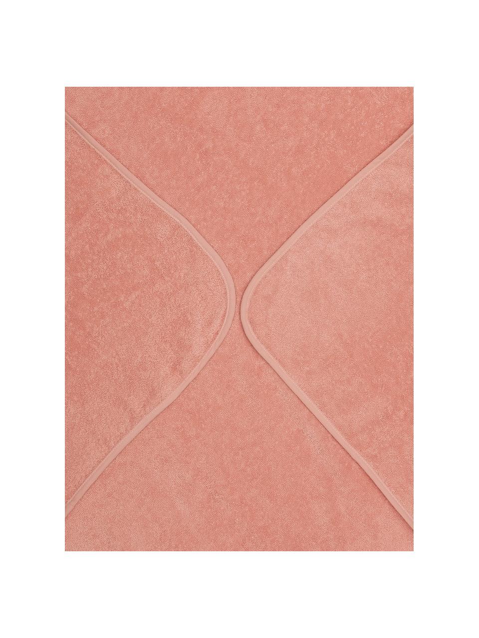 Toalla capa Fox, 100% algodón ecológico, Rosa, blanco, negro, An 80 x L 80 cm