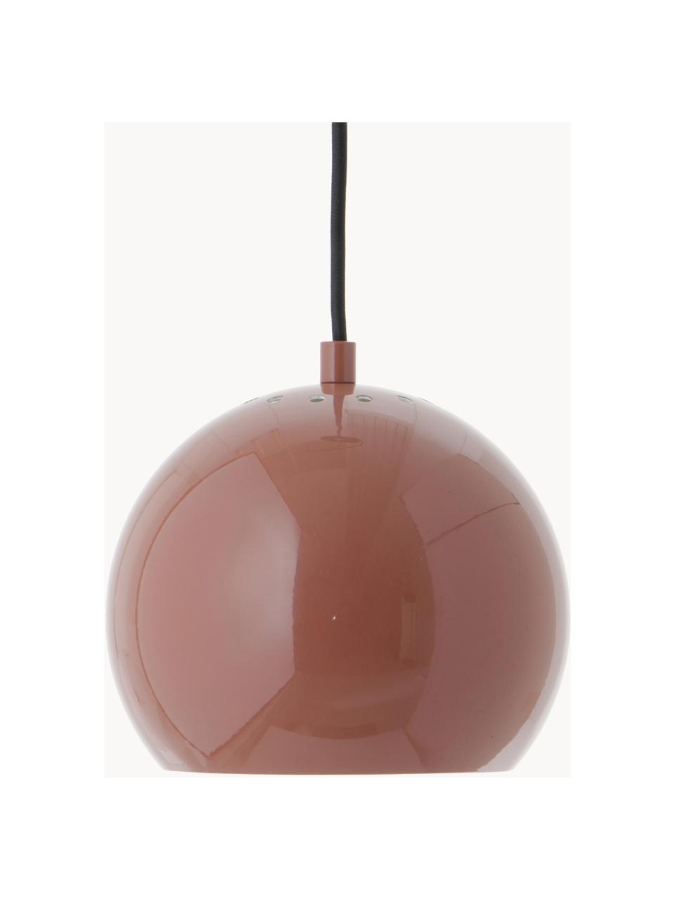 Malé guľové závesné svietidlo Ball, Hrdzavočervená, Ø 18 x V 16
