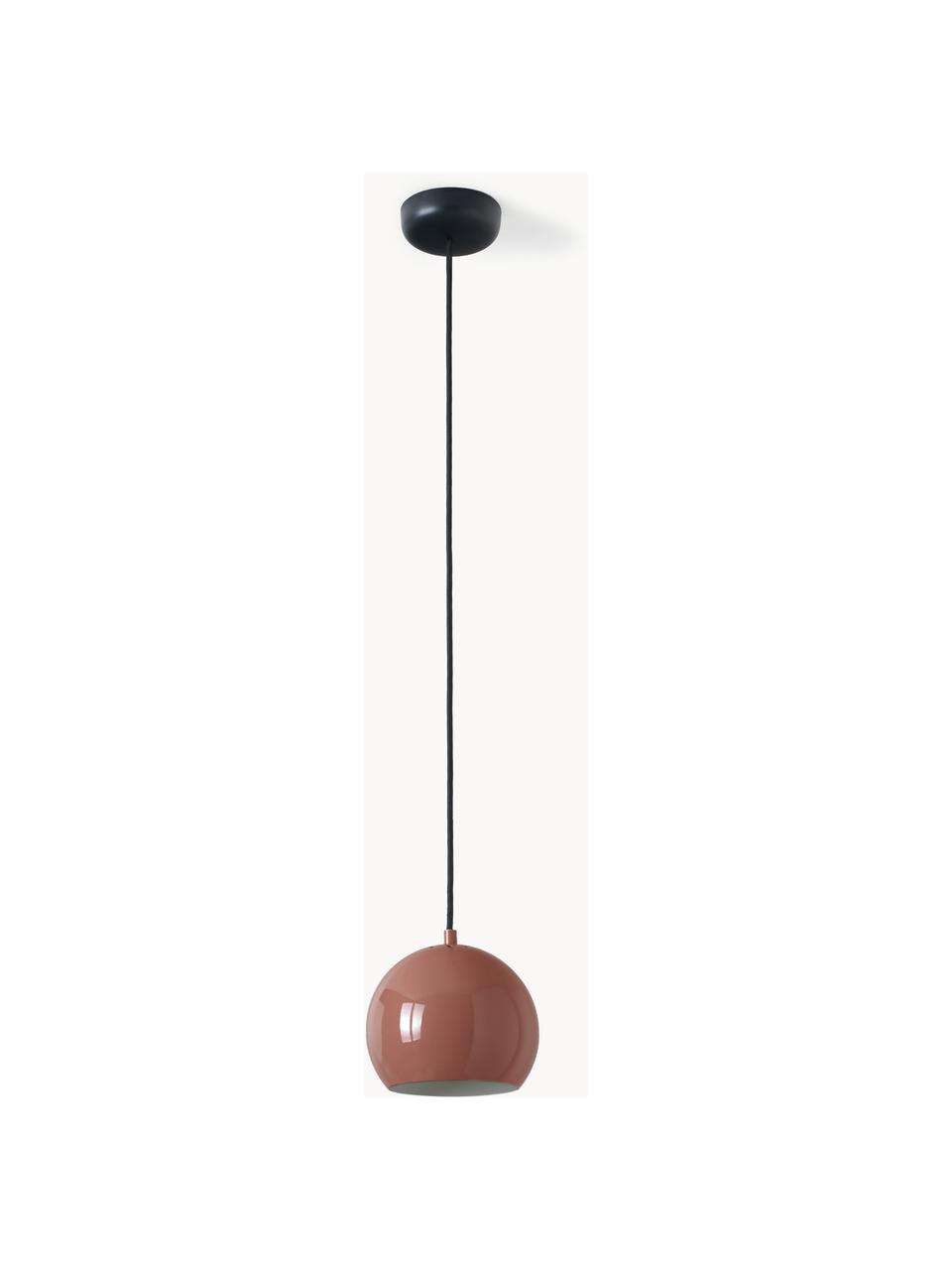 Lampa wisząca Ball, Rdzawoczerwony, Ø 18 x W 16 cm