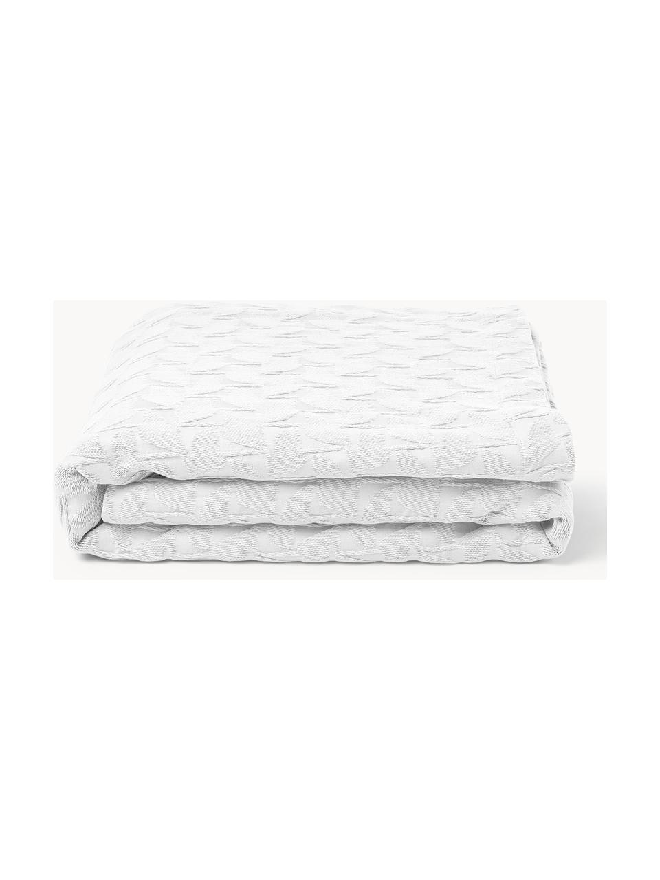 Copriletto in jacquard con motivo geometrico Nara, 100% cotone

Il Jacquard è una speciale tecnica di tessitura che consente di creare motivi e disegni nei tessuti con un effetto tridimensionale. I tessuti jacquard sono generalmente resistenti e durevoli, perché la complessa tecnica di tessitura si traduce in un tessuto denso e allo stesso tempo resistente.

Il materiale utilizzato in questo prodotto è testato per le sostanze nocive e certificato secondo lo STANDARD 100 by OEKO-TEX®, 4265CIT, CITEVE, Bianco, Larg. 180 x Lung. 250 cm  (per letti da 140 x 200 cm)