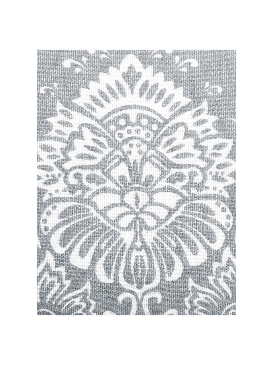 Flanell-Kissenbezüge Sissi, 2 Stück, Webart: Flanell Flanell ist ein k, Grau, Weiß, 40 x 80 cm