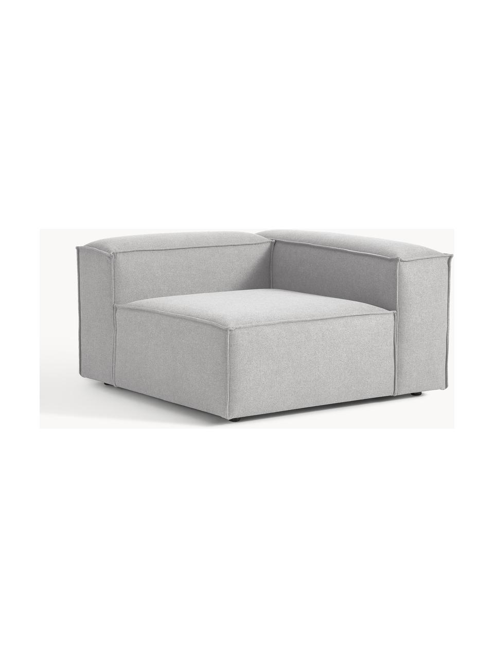 Módulo de esquina sofá Lennon, Tapizado: 100% poliéster Alta resis, Estructura: madera contrachapada de p, Patas: plástico Este producto es, Tejido gris, An 119 x F 119 cm, chaise longue derecha