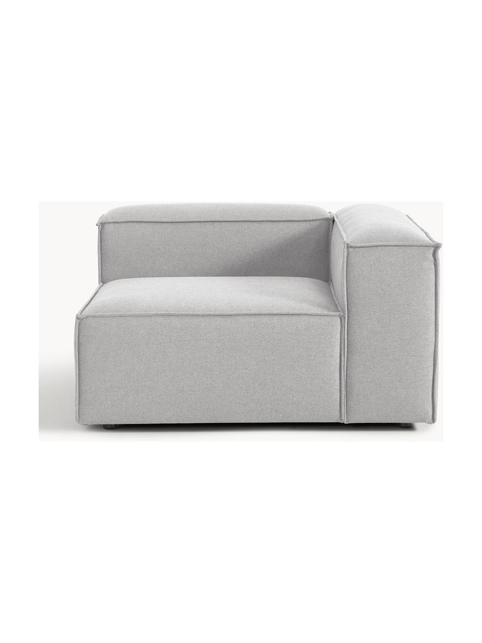 Módulo de esquina sofá Lennon, Tapizado: 100% poliéster Alta resis, Estructura: madera contrachapada de p, Patas: plástico Este producto es, Tejido gris, An 119 x F 119 cm, chaise longue derecha