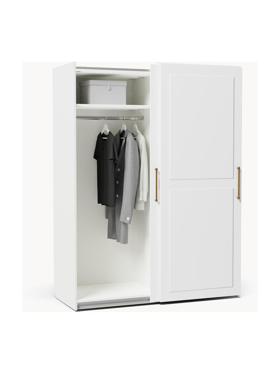 Armoire modulaire à portes coulissantes Charlotte, larg. 150 cm, plusieurs variantes, Blanc, Classic Interior, larg. 150 x haut. 236 cm