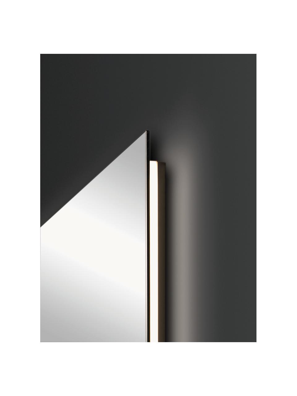 Espejo de pared sin marco con iluminación LED Galaxy, tamaños diferentes, Espejo de cristal, Plateado, An 70 x Al 60 cm