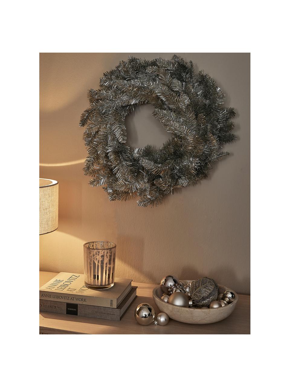 Decoratieve kerstkrans Colcheste, Kunststof (PVC), Groen, Ø 60 cm