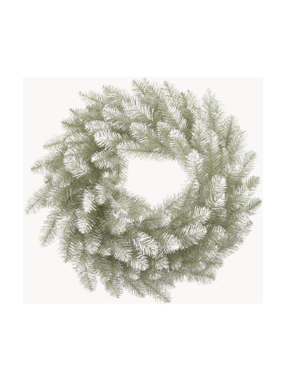 Künstlicher Weihnachtskranz Colchester, Kunststoff (PVC), Grün, Ø 60 cm