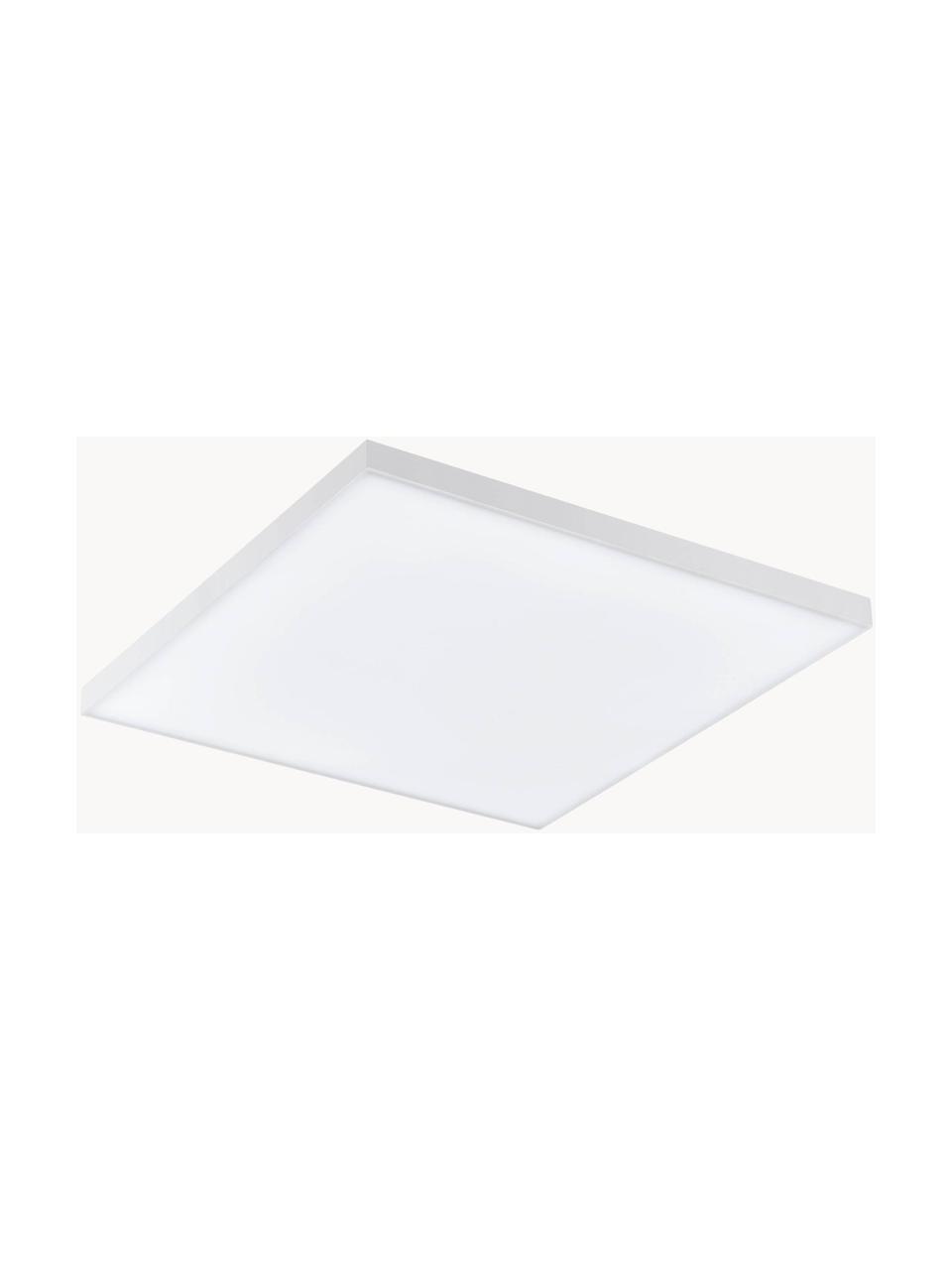 Klein dimbaar LED paneel Turcona met kleurverandering en afstandsbediening, Lampenkap: aluminium, Diffuser: kunststof, Wit, B 30 x H 6 cm