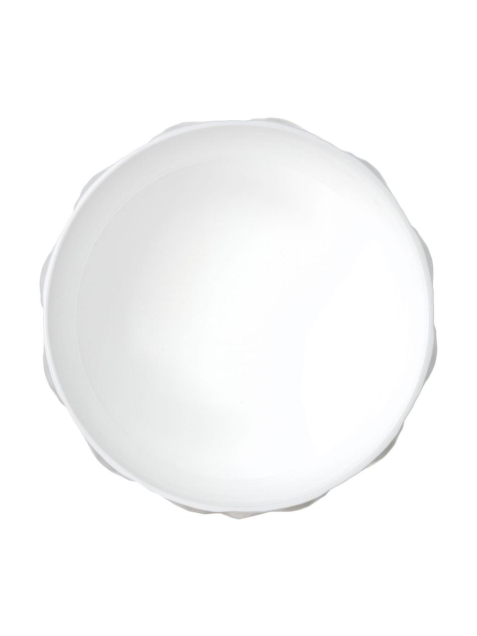 Velká váza Matelasse, Akrylátové sklo, Transparentní, Ø 23 cm, V 30 cm
