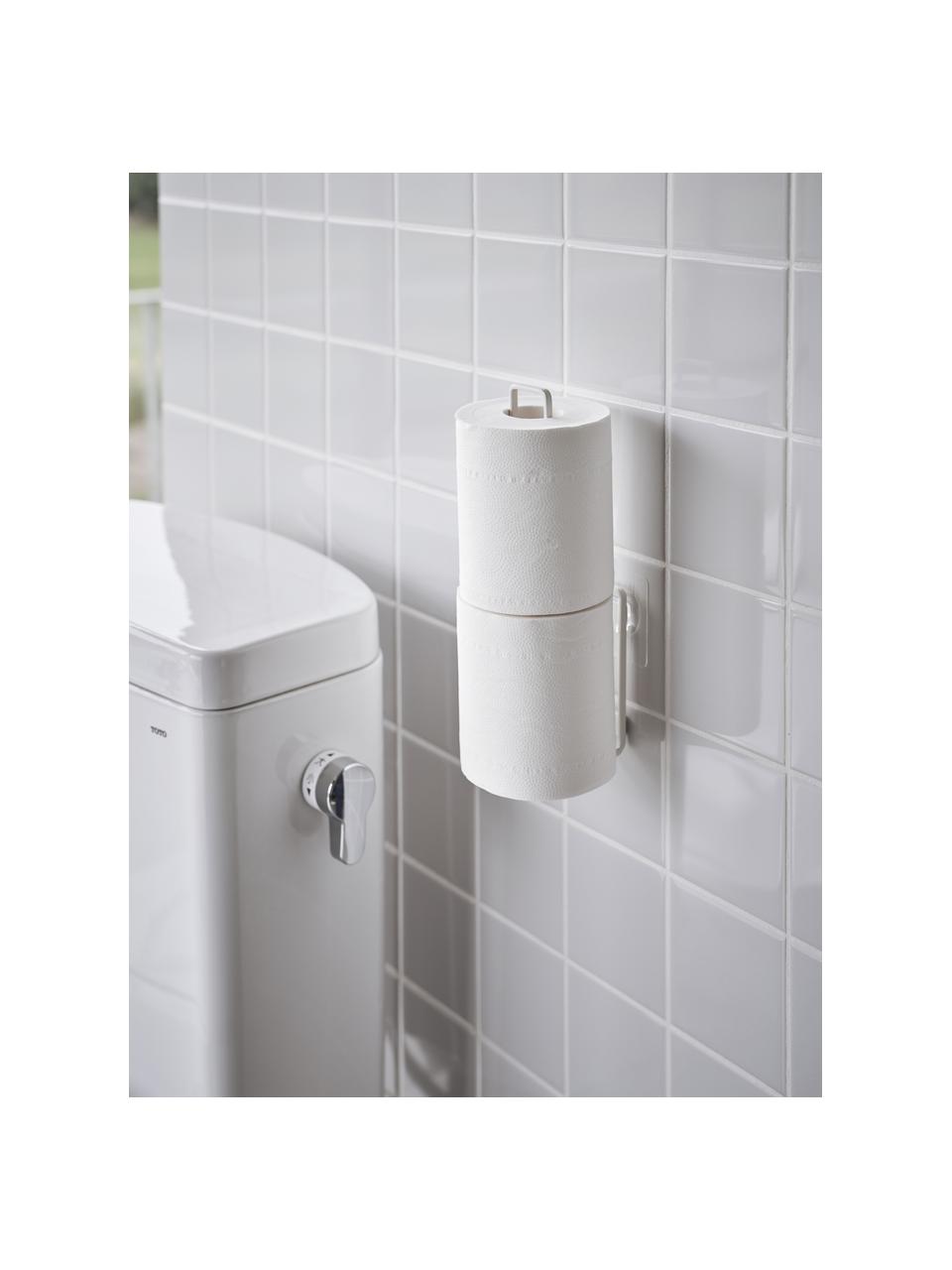 Wand-Porte-rouleaux WC mural Tower, Blanc, mat, larg. 4 x haut. 25 cm