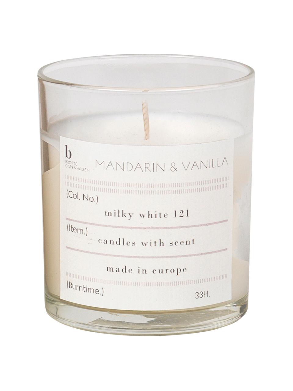 Bougie parfumée Mandarin (mandarine, vanille), Mandarine & vanille, Ø 8 cm x haut. 8 cm