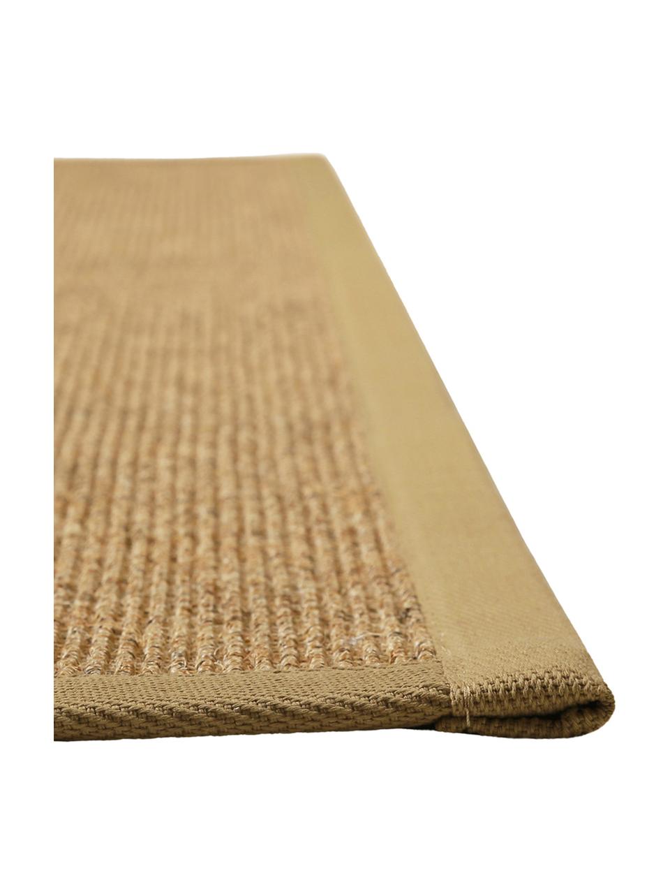 Sisal vloerkleed Leonie in beige, Bovenzijde: 100% sisal vezels, Onderzijde: latex, Beige, B 300 x L 400 cm (Maat XL)