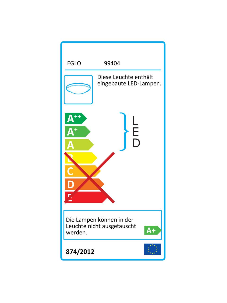 Stropní LED svítidlo Competa, Černá, bílá