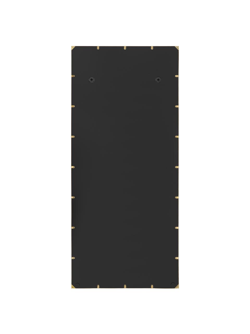Lustro z metalową ramą Cato, Odcienie złotego, S 80 x W 180 cm