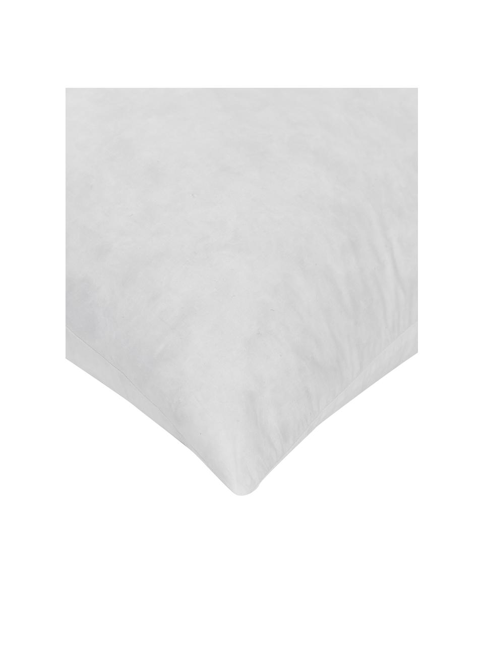 Garnissage de coussin avec remplissage de plumes Comfort, tailles variées, Blanc, larg. 50 x long. 50 cm