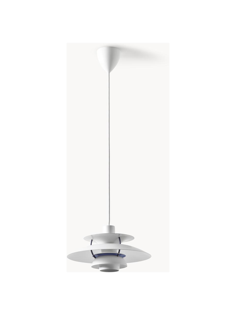 Pendelleuchte PH 5 Mini, Lampenschirm: Metall, beschichtet, Weiß, Royalblau, Ø 30 x H 16 cm