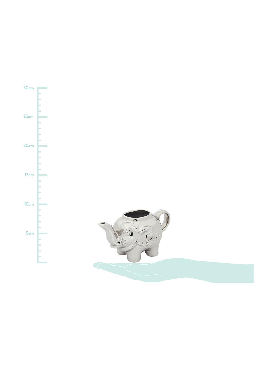 Dzbanek do mleka z porcelany Elephant, 250 ml, Platynowy, 15 x 8 cm