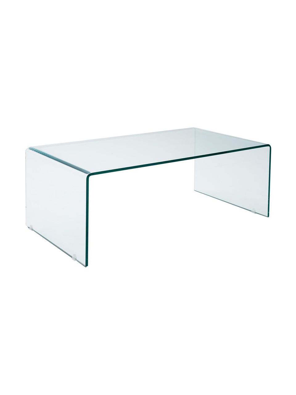 Mesa de centro Line, Vidrio templado, Transparente, An 110 x Al 35 cm